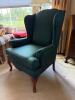 Upholstered Wingback Chair in Queen Anne Style (2/2) - 2