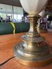 Pair of Brass and Ceramic Table Lamps, Possibly Stiffel - 5