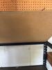 Utility Garage Shelving Unit with Black Metal Frame and MDF Shelves - 5