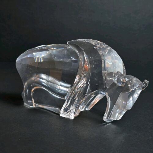 Swarovski Crystal Buffalo Figurine
