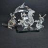 Swarovski Crystal Animal Figurines Set