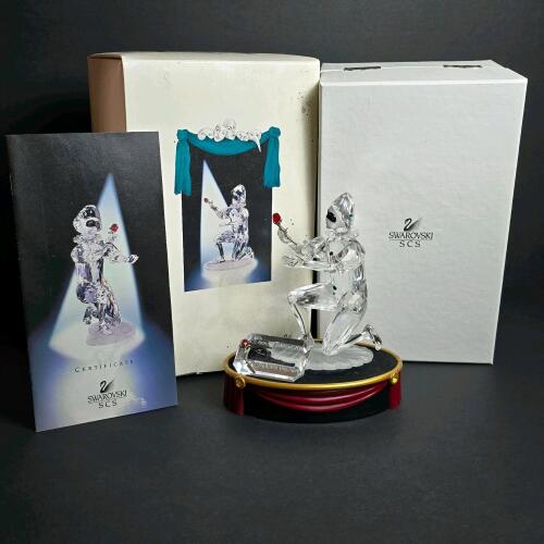 Swarovski SCS Annual Edition 2001 Harlequin Crystal Figurine