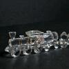 Swarovski Crystal Train Figurines with Faceted Detailing - 2