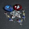 Swarovski Gemstone Figurines and Star Ornament
