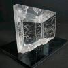 Glass Sculpture with Forest Scene - 3