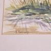 Framed Beach Watercolor With Seagulls by Donna Bednarz - 6