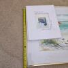Framed Beach Watercolor With Seagulls by Donna Bednarz - 9