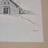 Framed Barn by Clark M. Goff and Signed Sailboat Print - 4
