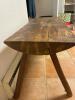 Rustic Wooden Bench in Primitive Style - 3