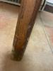Rustic Wooden Bench in Primitive Style - 4