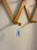 Wooden Accordion Wall-Mounted Coat Rack - 4