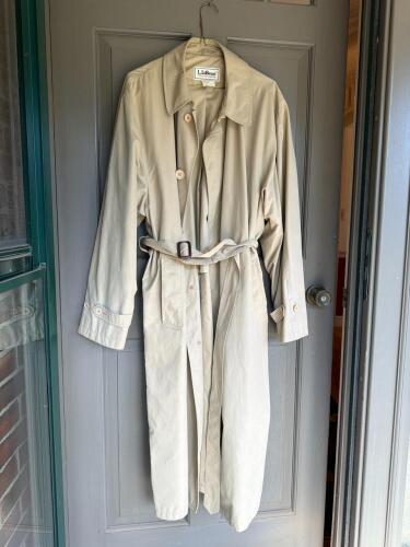 L.L. Bean Tan Belted Trench Coat