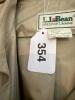 L.L. Bean Tan Belted Trench Coat, Men's Size Large - 6