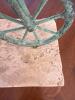 Signed Metal Bicycle Sculpture with Glass Balloons and Flowers - 10