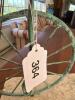 Signed Metal Bicycle Sculpture with Glass Balloons and Flowers - 15
