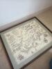 Framed Map of Colonial Fairfield in Connecticut - 5