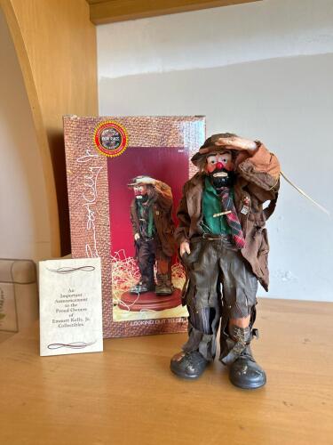 Flambro Emmett Kelly Jr. Real Rags Collection Clown Figurine
