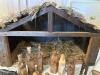 Wooden Nativity Scene with Hand-Carved Figures and Stable - 8