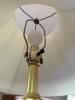 Pair of Brass Table Lamps with Pleated Shades - 4