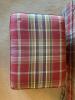 Temple Inc. Plaid Loveseat with Ottoman, Traditional Style - 4