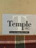 Temple Inc. Plaid Loveseat with Ottoman, Traditional Style - 10