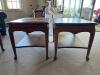 Pair of Cushman Colonial Style Wooden End Tables - 2