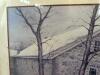 Framed Dan Campanelli 1985 Winter Barn Scene Print - 3