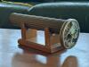 Stained Glass Wheel Kaleidoscope with Wooden Stand