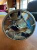 Stained Glass Wheel Kaleidoscope with Wooden Stand - 4