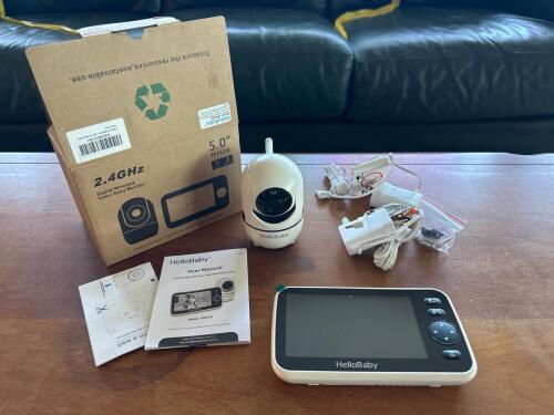 HelloBaby HB6550 Digital Wireless Video Baby Monitor