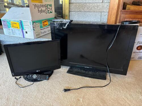 Apex and LG Flat Screen Televisions