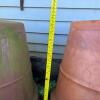 Four Large Terracotta Garden Pots, Italian-Made - 8