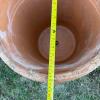 Four Large Terracotta Garden Pots, Italian-Made - 9