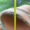 Four Large Terracotta Garden Pots, Italian-Made - 19