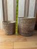 Woven Rope Planters with Plastic Liners - 2
