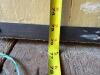 Antique Wood Barn Door with Handmade Iron Strap Hinges - 11