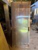 Antique Four-Panel Wood Door with Metal Handle - 2