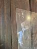 Antique Four-Panel Wood Door with Metal Handle - 4