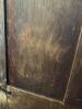 Antique Four-Panel Wood Door with Metal Handle - 9