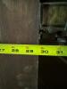 Antique Four-Panel Wood Door with Metal Handle - 11