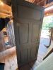 Antique Wooden Panel Door With Hardware - 2