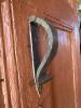 Antique Wooden Panel Door With Hardware - 3