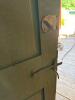 Antique Wooden Panel Door With Hardware - 7