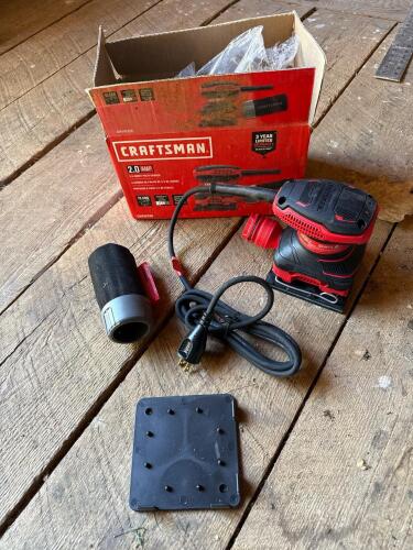 Craftsman 2.0 Amp 1/4 Sheet Palm Sander with Dust Bag