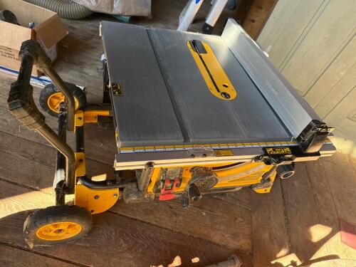 DeWalt Portable Table Saw with Rolling Stand