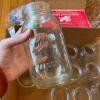 Assorted Glass Canning Jars and Lids Lot - 2