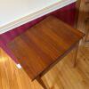 Wooden Side Table with Open Drawer Space - 2