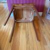 Wooden Side Table with Open Drawer Space - 6