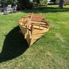 Unfinished Wooden Dory-Style Rowboat Project with Plans - 2
