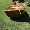 Unfinished Wooden Dory-Style Rowboat Project with Plans - 6